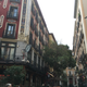 One of the many small streets of Madrid.